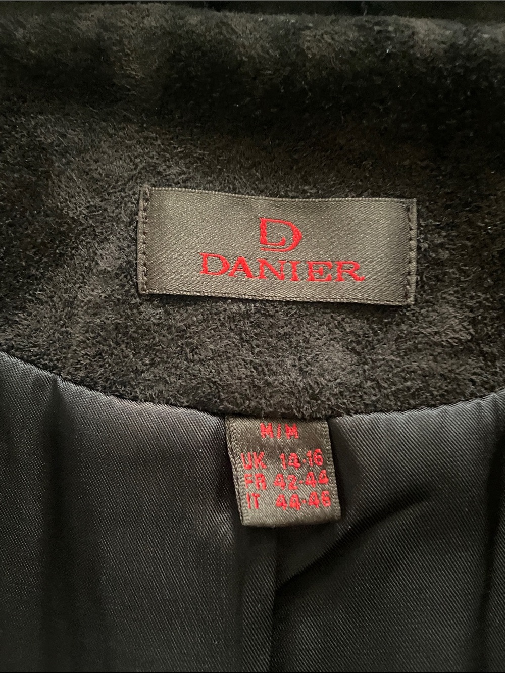Vintage 90s Chocolate brown suede leather jacket- S/M - Picture 10 of 13